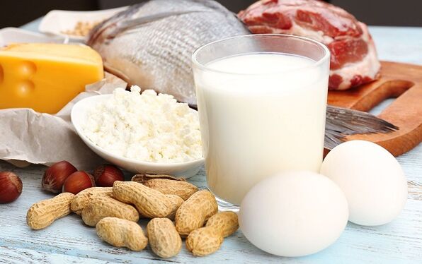 livsmedel för en proteindiet