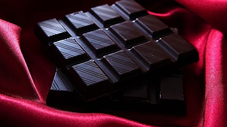 mörk choklad på en kefirdiet